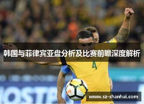 韩国与菲律宾亚盘分析及比赛前瞻深度解析